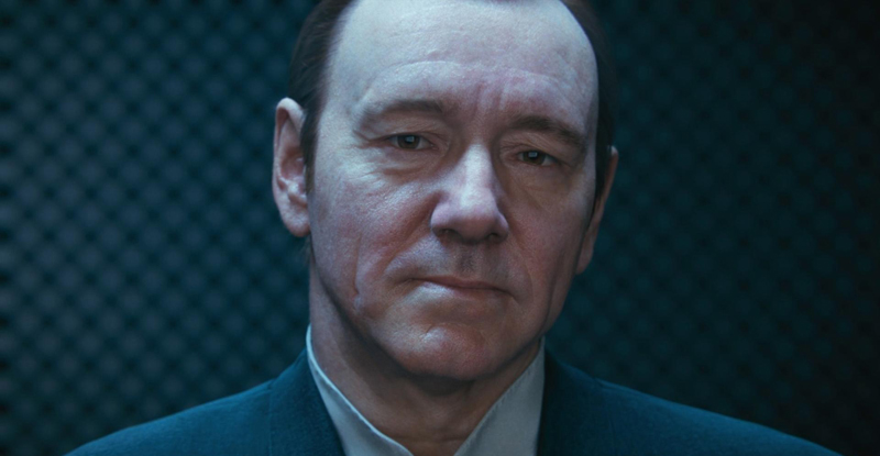 Kevin Spacey, having received here a very colorful role of the head of the Atlas, also flaunts in such an amazing cgi