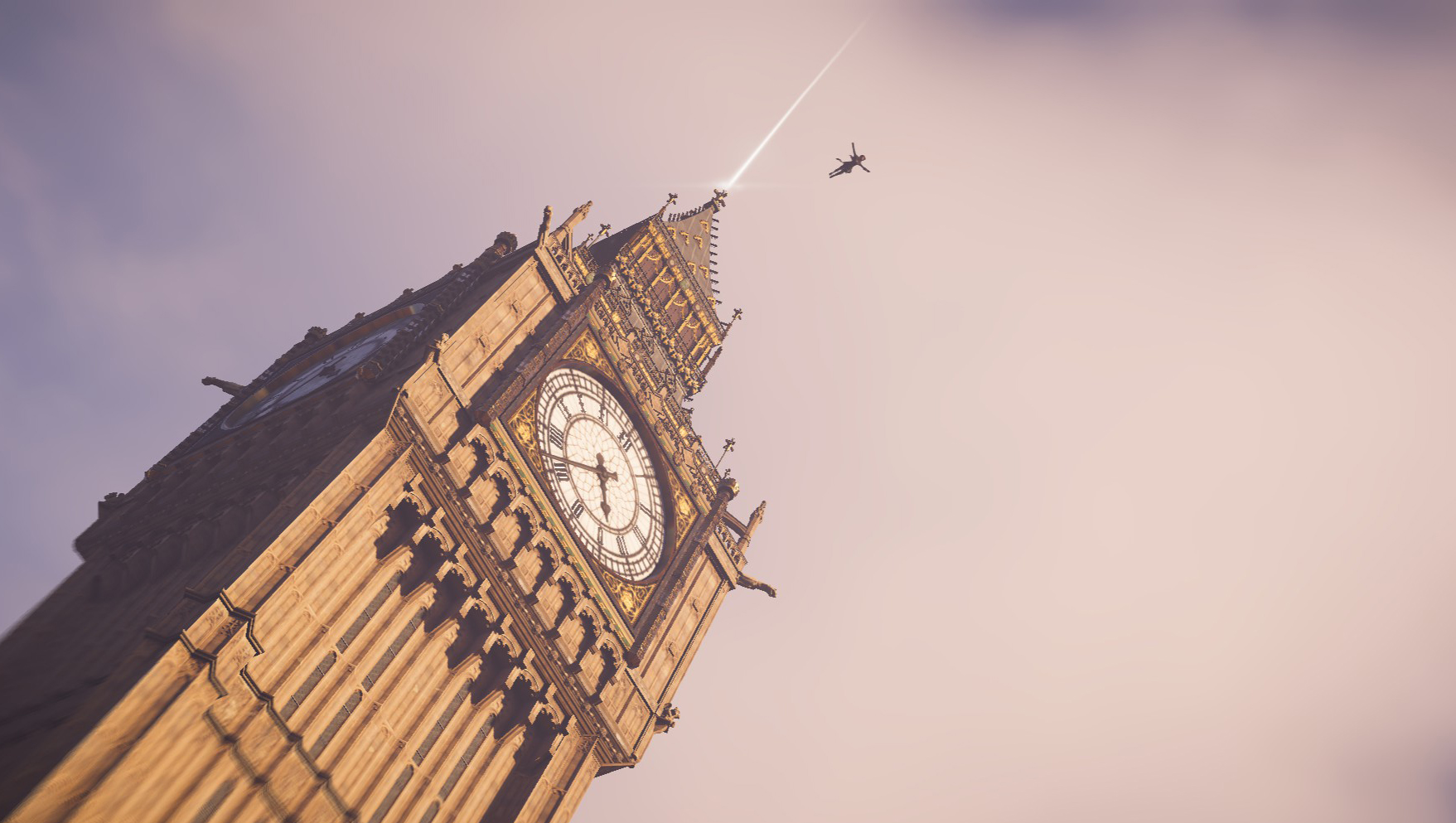 Iconic Big Ben in the city