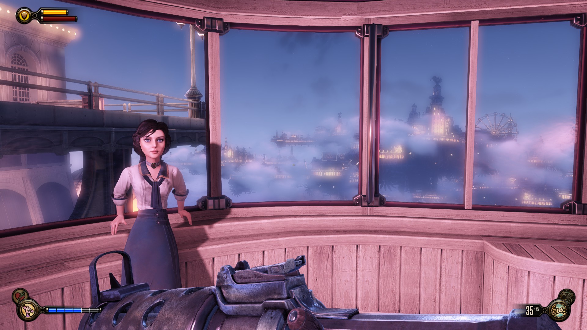 The essence of Bioshock Infinite in one screenshot.