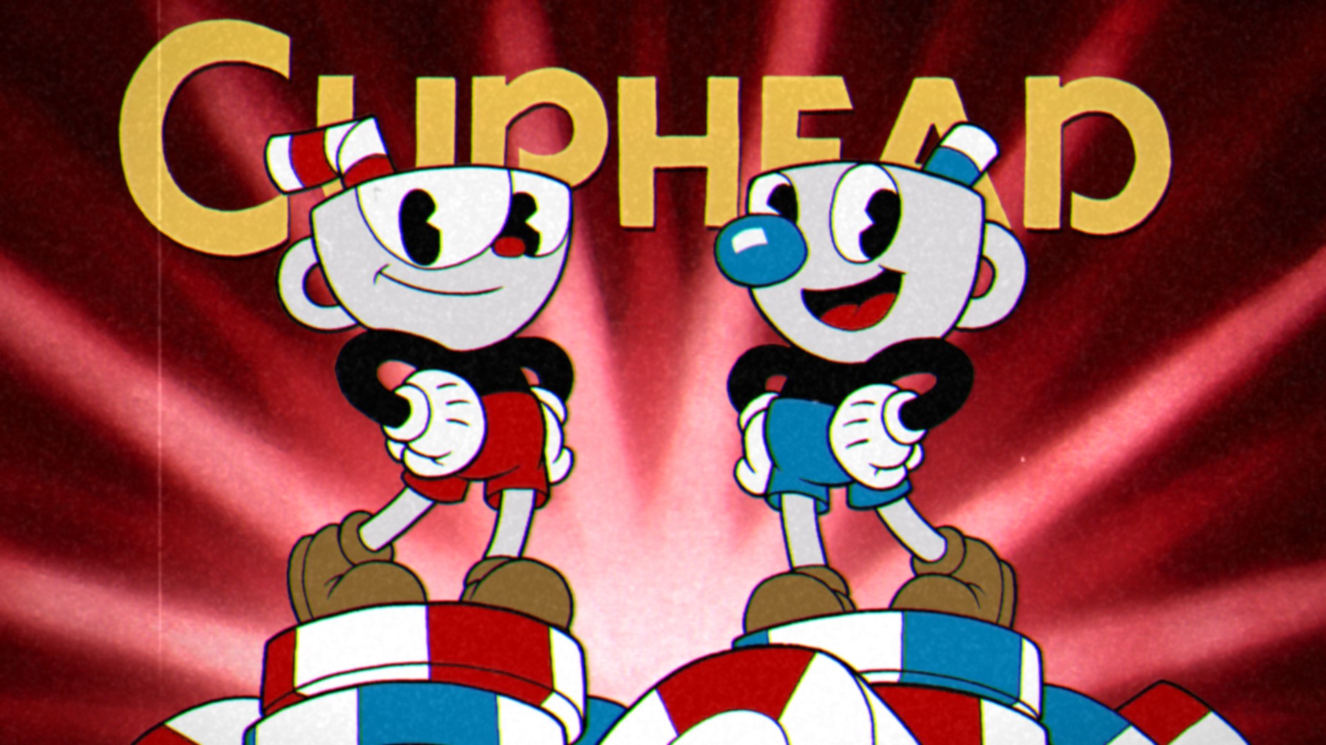 Cuphead's captivating splash screen