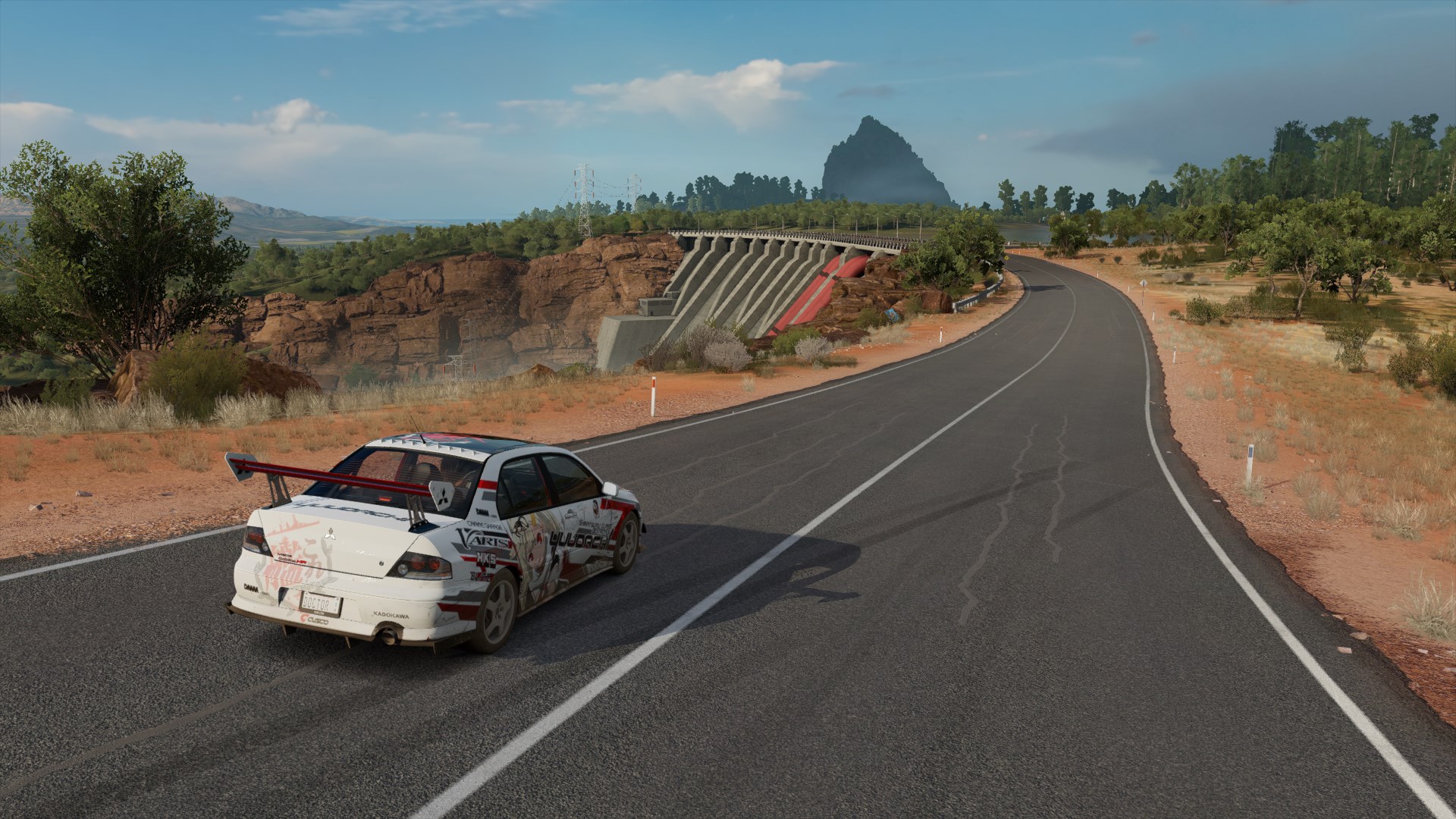 Scenic dam in Forza Horizon 3