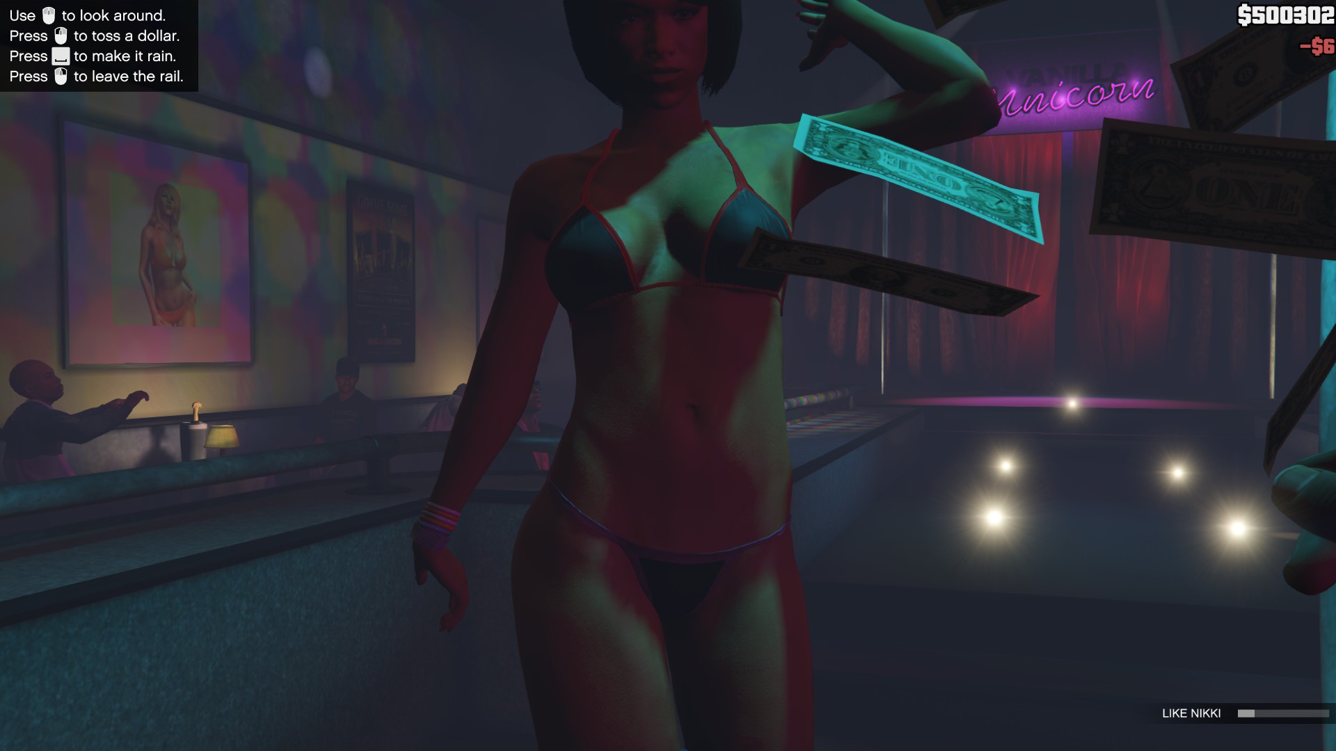 Exploring the strip club