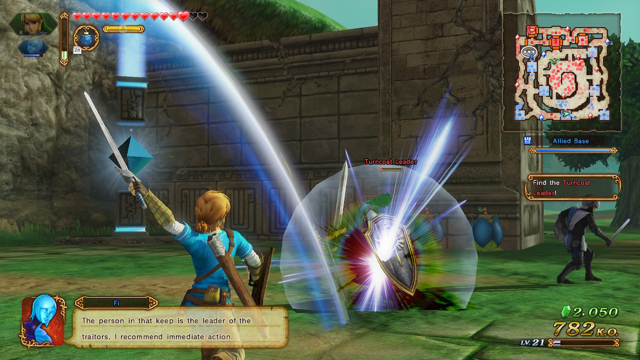 Fierce combat in Hyrule Warriors