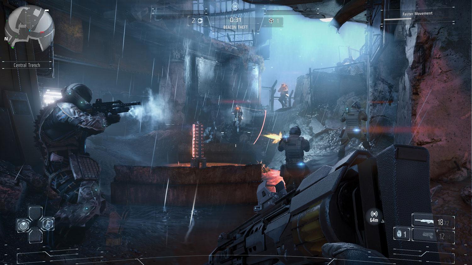 Intense battles in Killzone