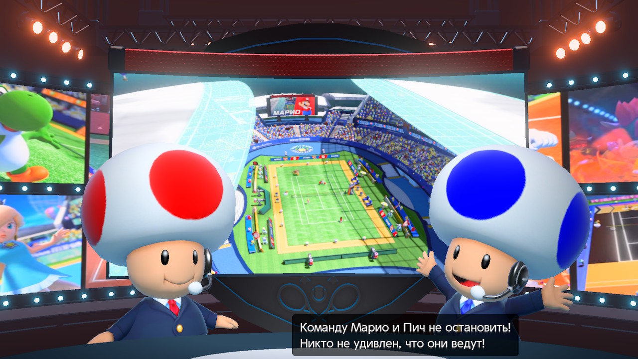 Toad in Mario Tennis Aces