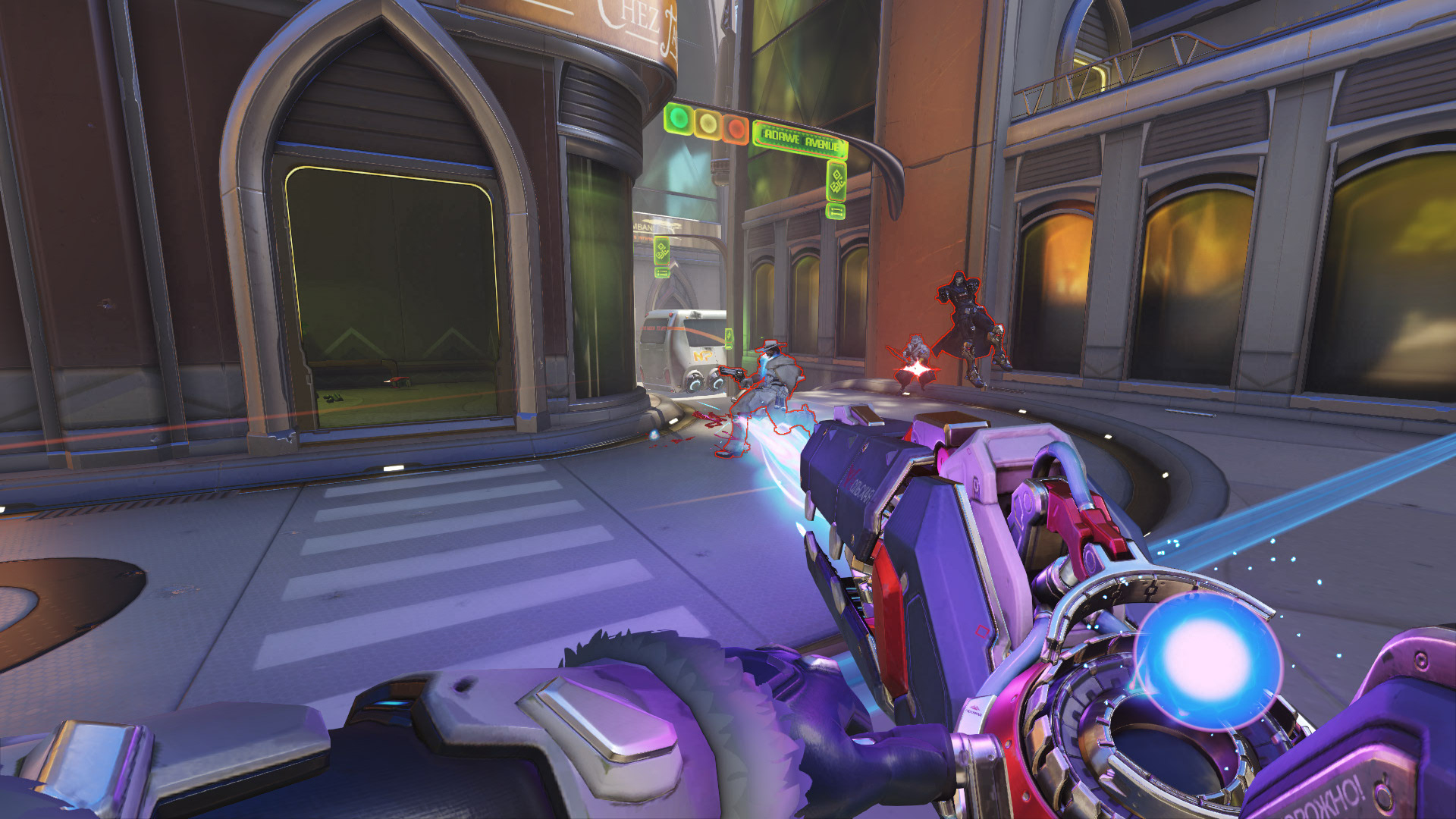 Zarya's powerful attack