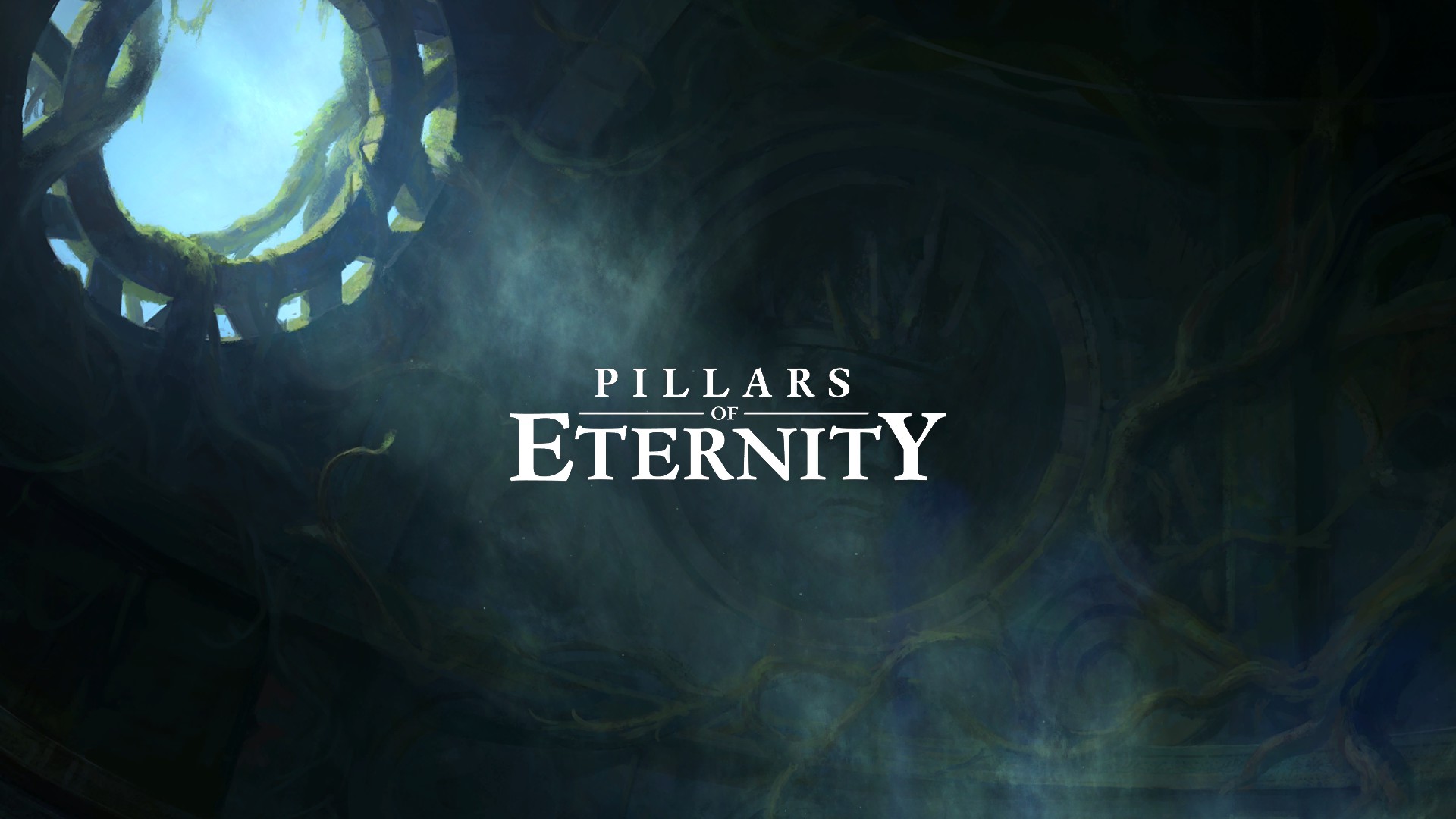 Title screen of Pillars of Eternity