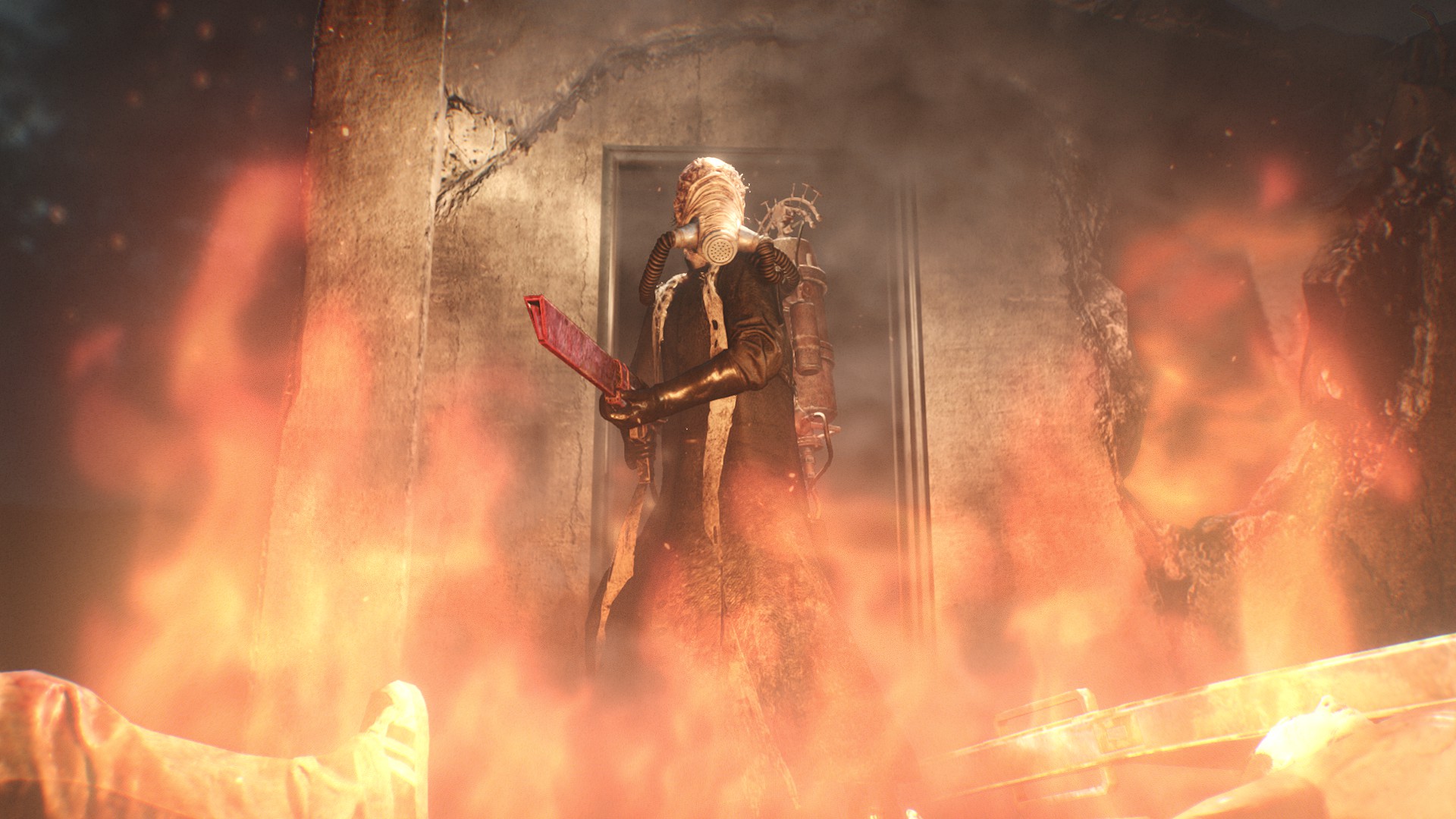 A fiery encounter in The Evil Within 2