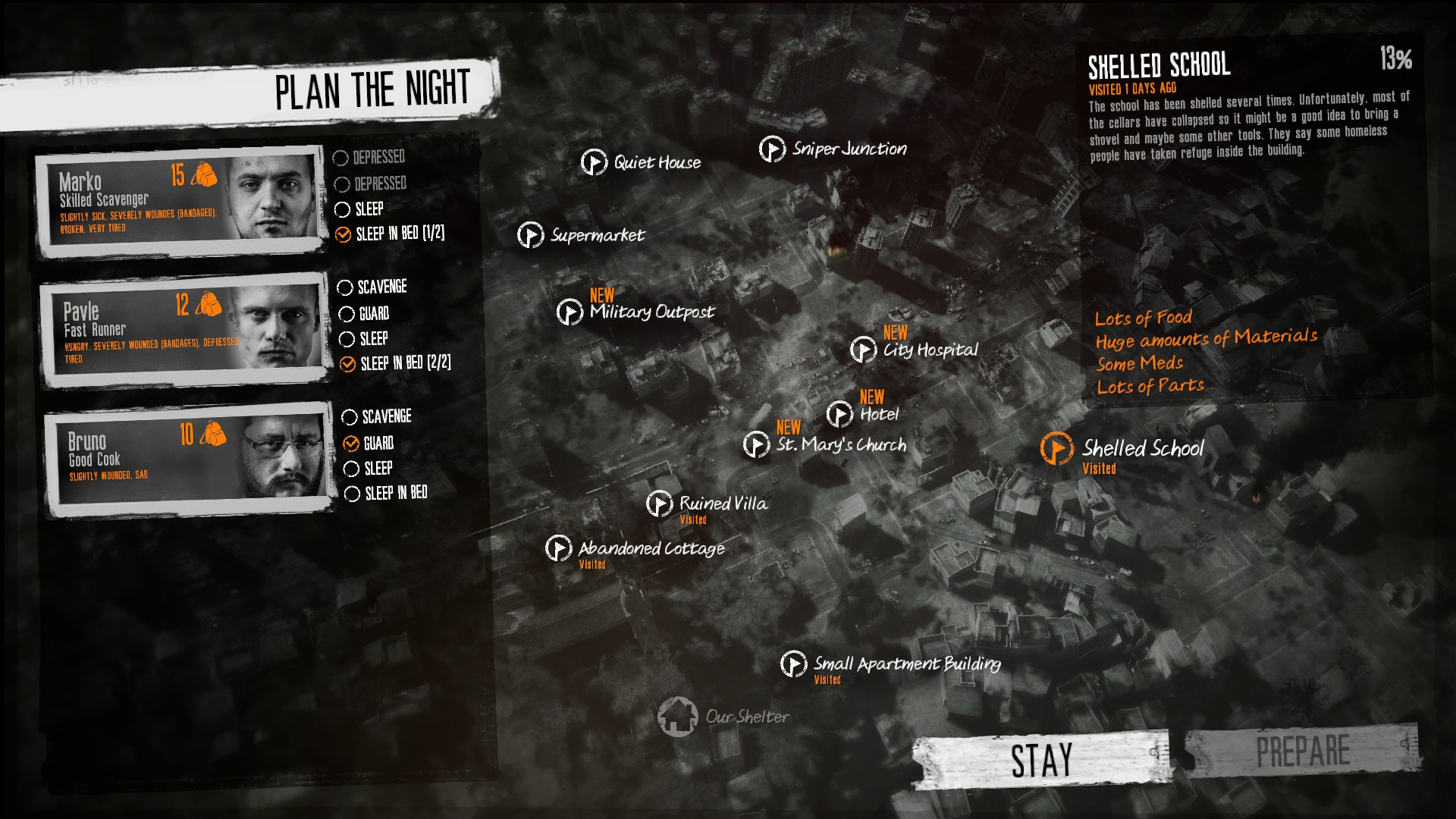 This War of Mine Map