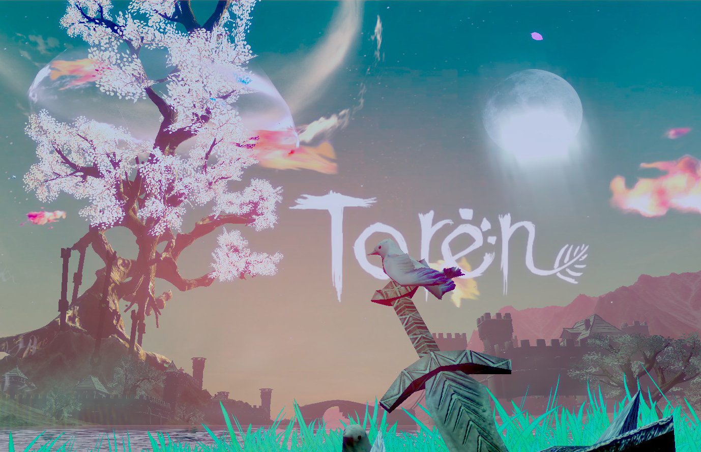 Title screen of Toren